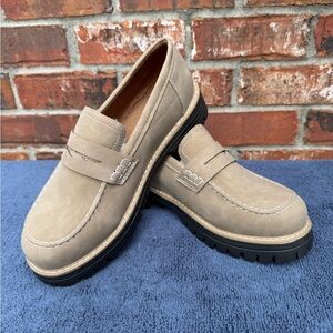 Suede Chunky Loafers